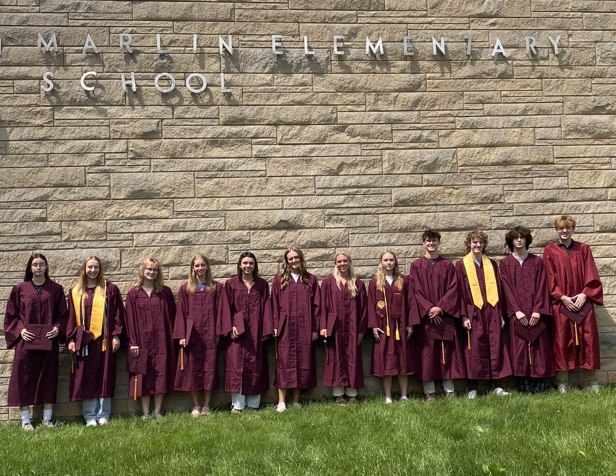 Congratulations to our former Marlin Dragons and 2025 North Graduates! We are SO proud of you! ❤️😀🎓#DragonsForever #GoDragons <a href="/MCCSC_EDU/">Monroe County CSC</a>