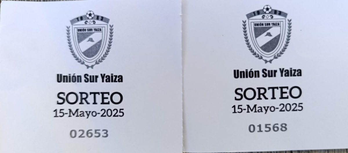 C.D. Union Sur Yaiza (@unionsuryaiza) on Twitter photo Los números premiados con dos noches en el <a href="/PrincesaYaizaPY/">Princesa Yaiza</a> con desayuno en habitación doble cada uno son: 02653 y 01568
Gracias a todos los que han ayudado a que el infantil participe en la Vitoria Gasteiz Cup del 27 al 29 de junio, y al Hotel Princesa Yaiza por su colaboración Los números premiados con dos noches en el <a href="/PrincesaYaizaPY/">Princesa Yaiza</a> con desayuno en habitación doble cada uno son: 02653 y 01568
Gracias a todos los que han ayudado a que el infantil participe en la Vitoria Gasteiz Cup del 27 al 29 de junio, y al Hotel Princesa Yaiza por su colaboración