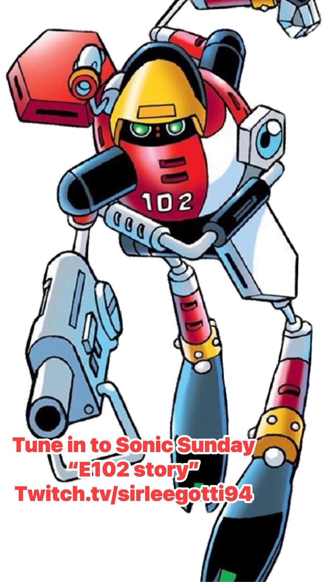 realbeejaye94's tweet image. Tune in
E102 story
#sonicsundays #e102story #sonicadventure #sega #twitch #youtube #icgamingTV #streaming #fyp #gaming #gamma #Soniccharacters