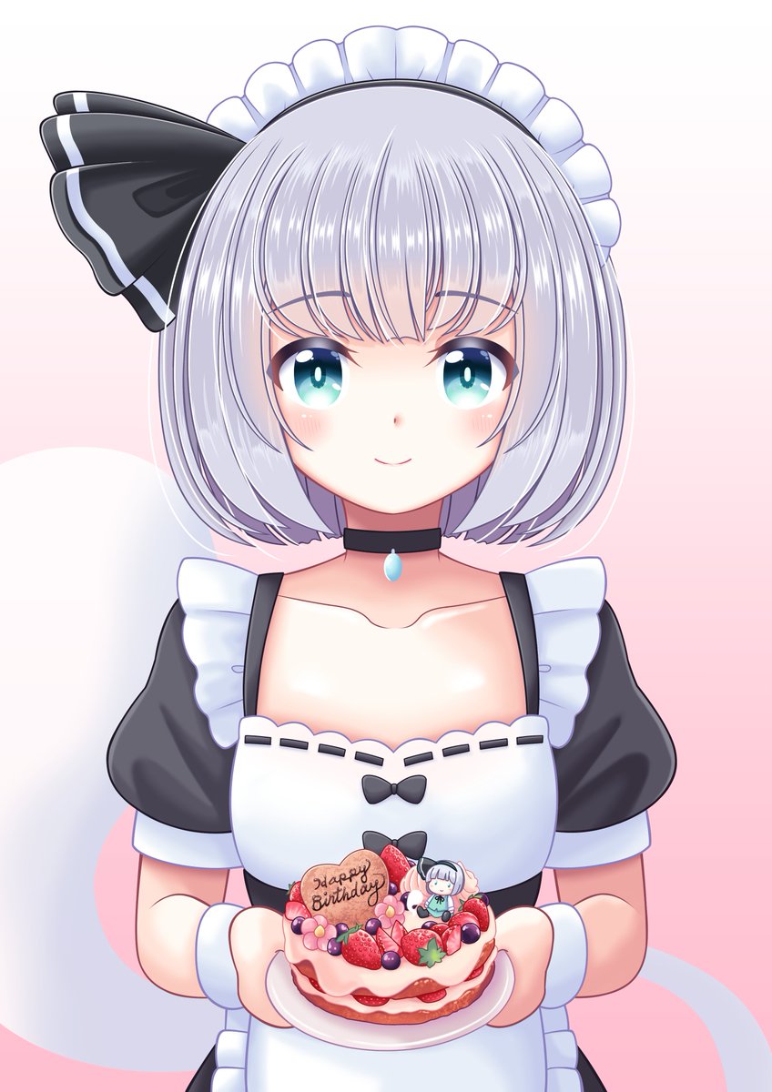 #東方Project 
歴代の妖夢ちゃんで誕生日イラスト 