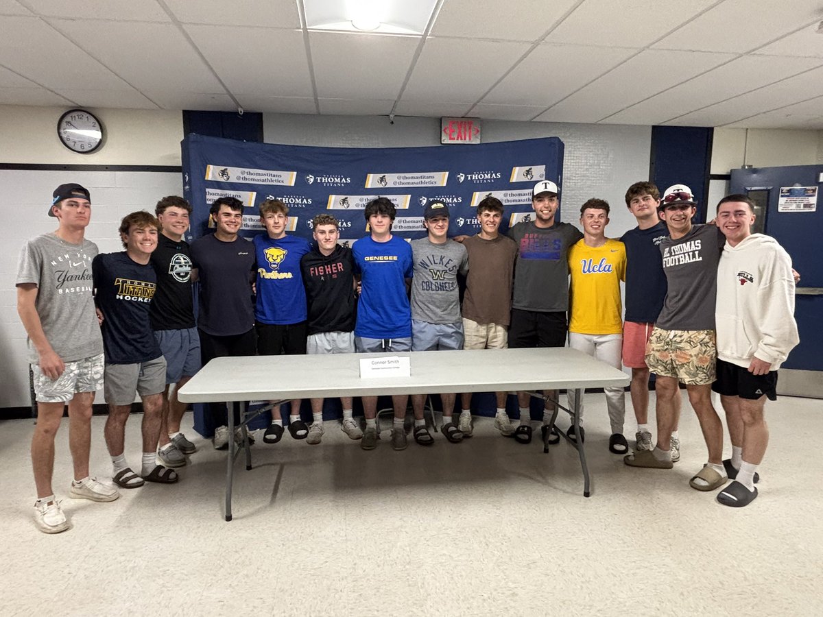 Thomas Athletics (@thomasathletics) on Twitter photo Congratulations to Jake D as he has decided to continue his athletics and academics at <a href="/WilkesU/">Wilkes University</a> <a href="/WilkesBaseball/">Wilkes Baseball</a>
<a href="/WCSDProud/">One Webster</a> <a href="/ThomasTitans/">Webster Thomas HS</a> <a href="/TitansBBall18/">Thomas Titans Baseball</a> Congratulations to Jake D as he has decided to continue his athletics and academics at <a href="/WilkesU/">Wilkes University</a> <a href="/WilkesBaseball/">Wilkes Baseball</a>
<a href="/WCSDProud/">One Webster</a> <a href="/ThomasTitans/">Webster Thomas HS</a> <a href="/TitansBBall18/">Thomas Titans Baseball</a>