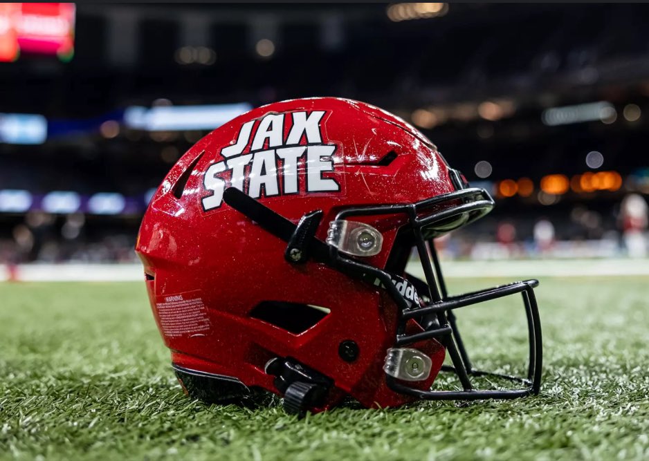 Gabrielplayerr's tweet image. Blessed to receive and offer from! @JaxStateFB @EauGallieHC @QNHall_Uno_JTG @ChadSimmons_ @247Sports @JonSantucci @adamgorney @CJTrickett9 @nelldavis21