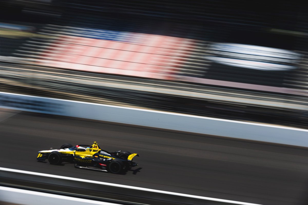 ColtonHerta's tweet image. Car feels good.  Ready to turn it all the way up and get after it tomorrow. #FastFriday 🤘

#INDYCAR #INDY500