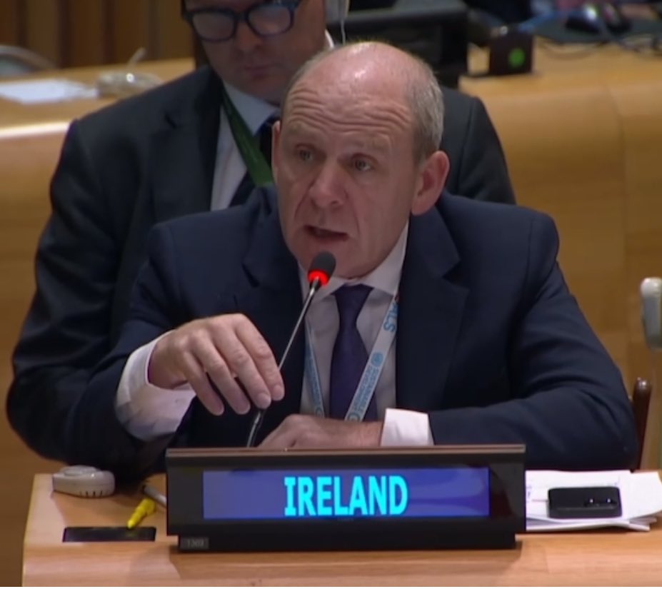 Today <a href="/IrelandAmbUN/">Fergal Mythen - Ambassador of Ireland to the UN</a> spoke at a briefing by 🇺🇳 <a href="/UNReliefChief/">Tom Fletcher</a> on the ‘Humanitarian Reset’.

As Chair of the <a href="/UNCERF/">CERF - The UN's emergency fund</a> Advisory Group &amp; incoming chair of the <a href="/CBPFs/">PooledFunds_OCHA</a> Working Group, 🇮🇪 sees the pooling of resources as key to coordinated &amp; efficient humanitarian action.