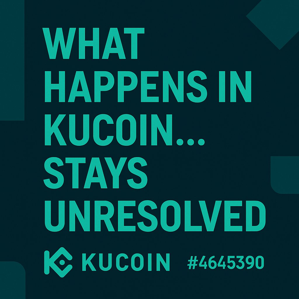 GoetDgn's tweet photo. @KuCoin_Earn @HaedalProtocol Imagine losing access to your funds for 4 months
 and being told “please wait” every time you ask.
 Ticket #4645390 — that’s my KuCoin experience. https://t.co/DoslsM7RlO
