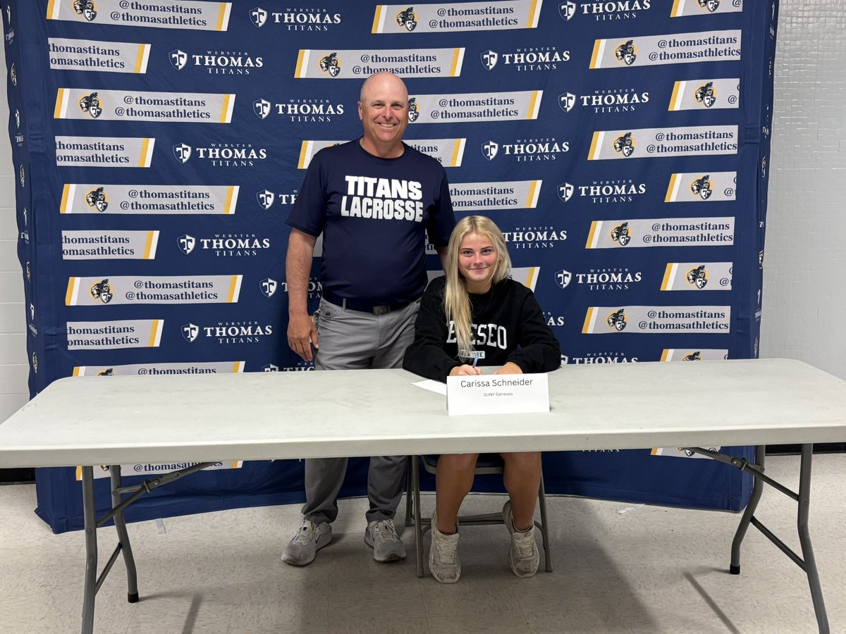 Thomas Athletics (@thomasathletics) on Twitter photo Congratulations to Carissa S as she has decided to continue her athletics and academics at <a href="/SUNYGeneseo/">SUNY Geneseo</a> @Geneseoknights <a href="/ThomasTitans/">Webster Thomas HS</a> <a href="/WCSDProud/">One Webster</a> Congratulations to Carissa S as she has decided to continue her athletics and academics at <a href="/SUNYGeneseo/">SUNY Geneseo</a> @Geneseoknights <a href="/ThomasTitans/">Webster Thomas HS</a> <a href="/WCSDProud/">One Webster</a>