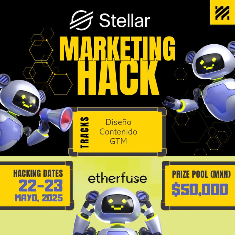 ¡México lindo y querido! 🇲🇽 Este 22-24 de mayo, nos unimos a <a href="/StellarOrg/">Stellar</a> en español para el Marketing Hack.

Desde CDMX y online, vamos con 2 tracks de Contenido y GTM, porque construimos en Stellar y queremos llegar a los mexicanos.💥

Reserva tu lugar 👉lu.ma/bmjqgace