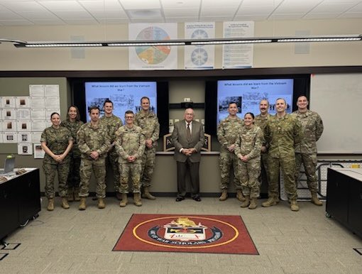 I spent three days last week at CGSC talking about the Vietnam War with Dr Matt Broaddus’ Art of War Scholars.  It is an outstanding group of Army, AF, Marine, and International Officers (UK and Australia).