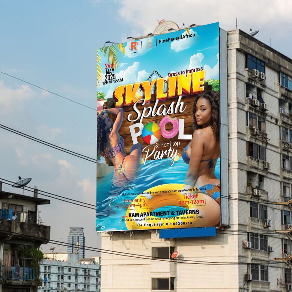 skyline_splash's tweet photo. Dress like your crush is watching.
Dance like rent’s already paid.
It’s the first edition — be part of history (or just the chaos).

#skylinesplash #PoolParty #abuja #events https://t.co/zw43YzroaN