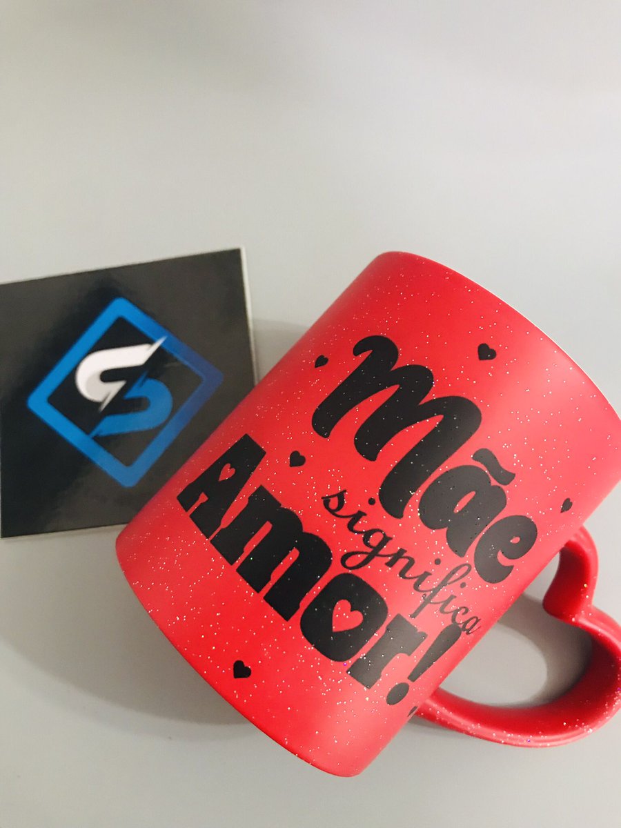 KrKacia's tweet photo. Caneca com alça de coração e gliter j https://t.co/jlTWYGBfAP