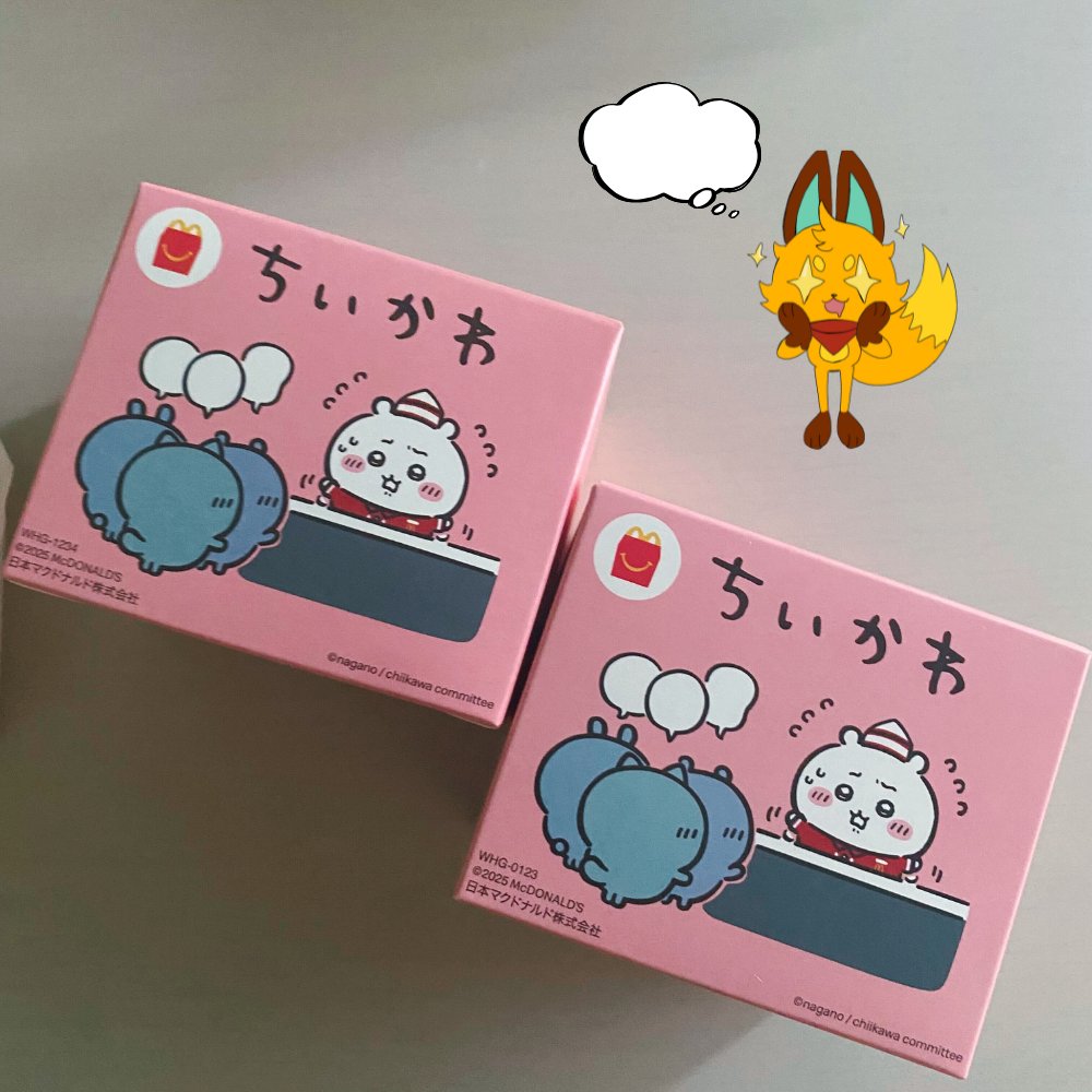 I am so excited… what could be inside? 👀💭
#ちいかわハッピーセット 
#ちいかわ
#chiikawa 
#DeeDeeSpeaks
