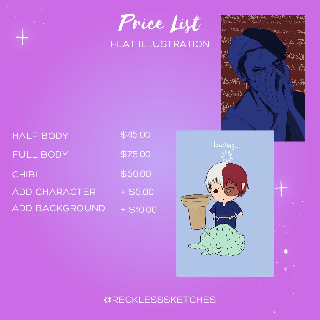 Commissions OPEN!||recklesssketches tweet media