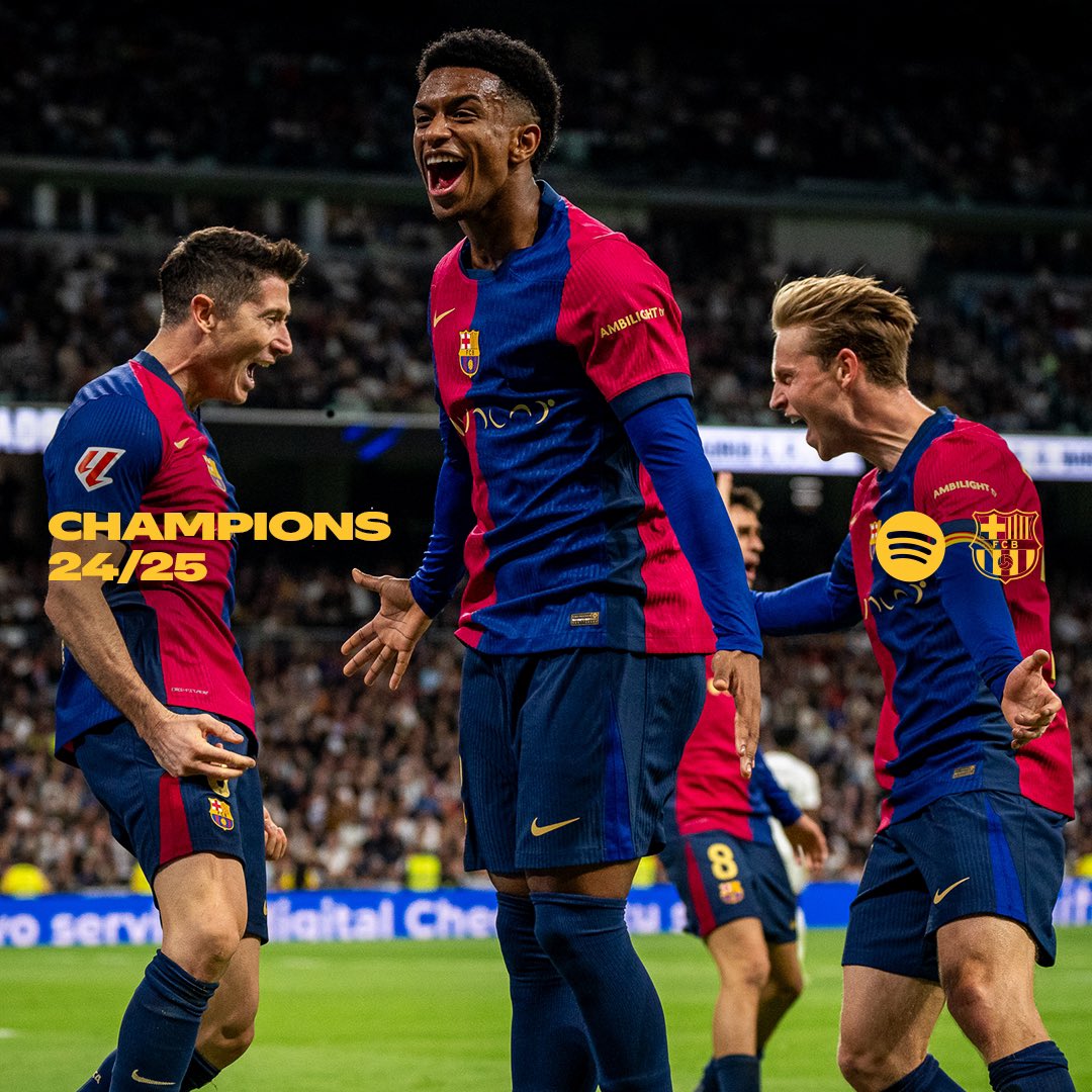 Spotify (@spotify) on Twitter photo Congrats <a href="/FCBarcelona/">FC Barcelona</a> and <a href="/FCBfemeni/">FC Barcelona Femenรญ</a>
League Champions 24/25
Forรงa Barรงa ๐โค๏ธ Congrats <a href="/FCBarcelona/">FC Barcelona</a> and <a href="/FCBfemeni/">FC Barcelona Femenรญ</a>
League Champions 24/25
Forรงa Barรงa ๐โค๏ธ