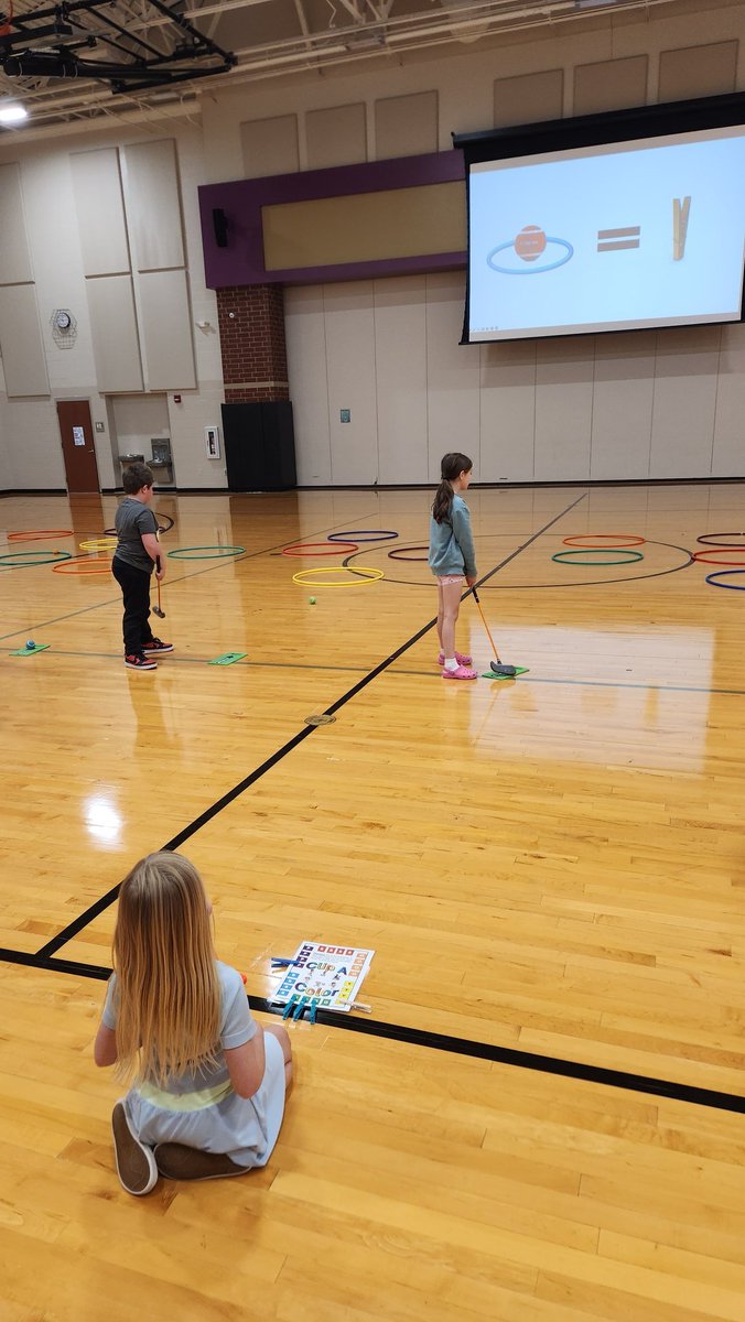 Clip A Color
This is an absolute gem from <a href="/physedreview/">Phys.Ed.Review</a>. 3-5 worked on chipping &amp; K-2 worked on putting. #physed