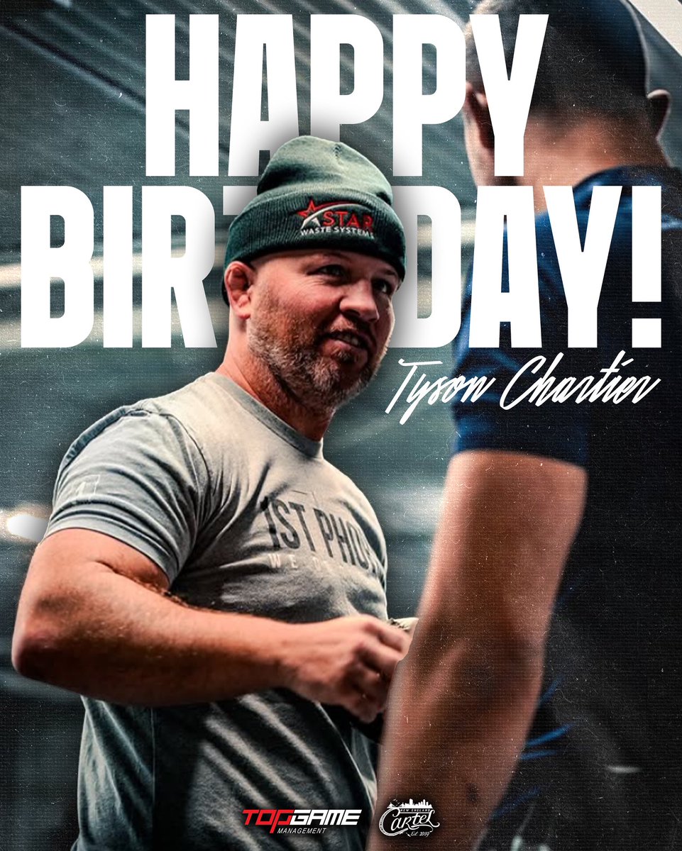 HAPPY BIRTHDAY UNCLE T 🎂

Appreciate all you do for the TopGame fam. Enjoy the day! 🫡

#NewEnglandCartel #NewEnglandMMA #TeamTopGame

Art by TJ Carvalho 🖼️