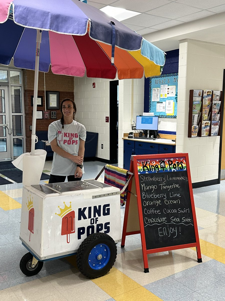 Field Day and King of Pops from PTA = such a  #AHE-mazing day!   So grateful for Coach Andrews and Coach T for their hard work to make Field Day so much fun for all of us!  <a href="/AHE_Principal/">Jill Osmerg</a> <a href="/FultonCoSchools/">FultonCountySchools</a>