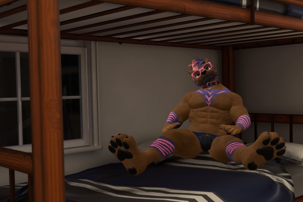 I'll take the bottom bunk and you take the top... and I wasn't talking about the beds~