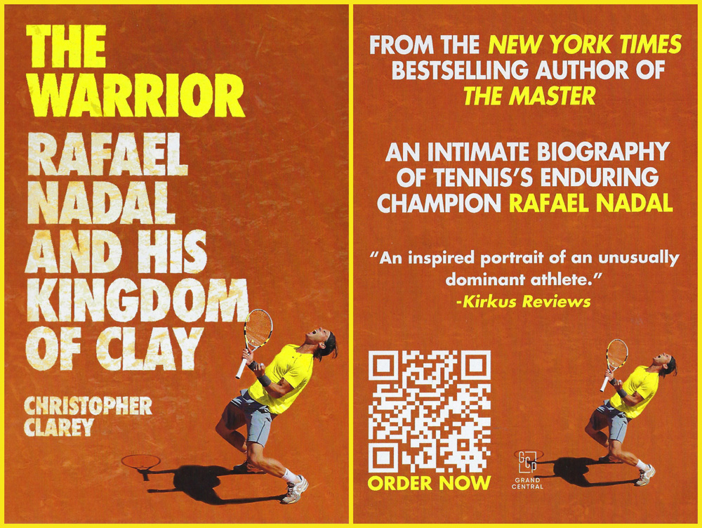 J. Fred Sidhu (@jfredsidhu) on Twitter photo Tennis Fans! I highly recommend 'The Warrior: Rafael Nadal and His Kingdom of Clay' by award-winning writer/author <a href="/christophclarey/">Christopher Clarey 🇺🇸 🇫🇷 🇪🇸</a>. There will never be another player like Nadal in the history of the game. amazon.com/Warrior-Rafael… Tennis Fans! I highly recommend 'The Warrior: Rafael Nadal and His Kingdom of Clay' by award-winning writer/author <a href="/christophclarey/">Christopher Clarey 🇺🇸 🇫🇷 🇪🇸</a>. There will never be another player like Nadal in the history of the game. amazon.com/Warrior-Rafael…