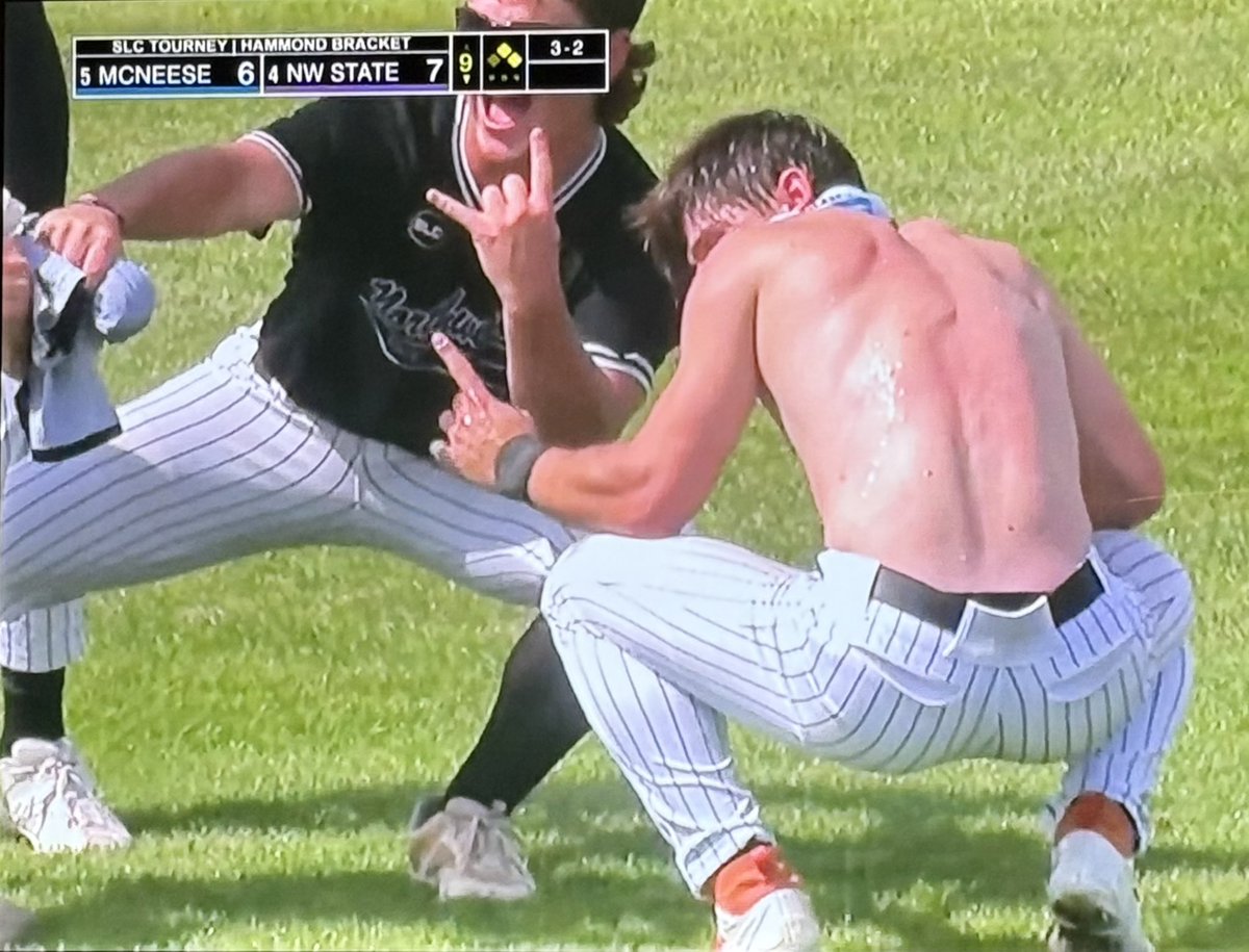 Patrick Netherton (@ptnetherton) on Twitter photo When you’re overheated from celebrating your walkoff hit but you still gotta hit the pose with your boy. Well done <a href="/SamStep2002/">⚡️Samuel Stephenson⚡️</a>! When you’re overheated from celebrating your walkoff hit but you still gotta hit the pose with your boy. Well done <a href="/SamStep2002/">⚡️Samuel Stephenson⚡️</a>!