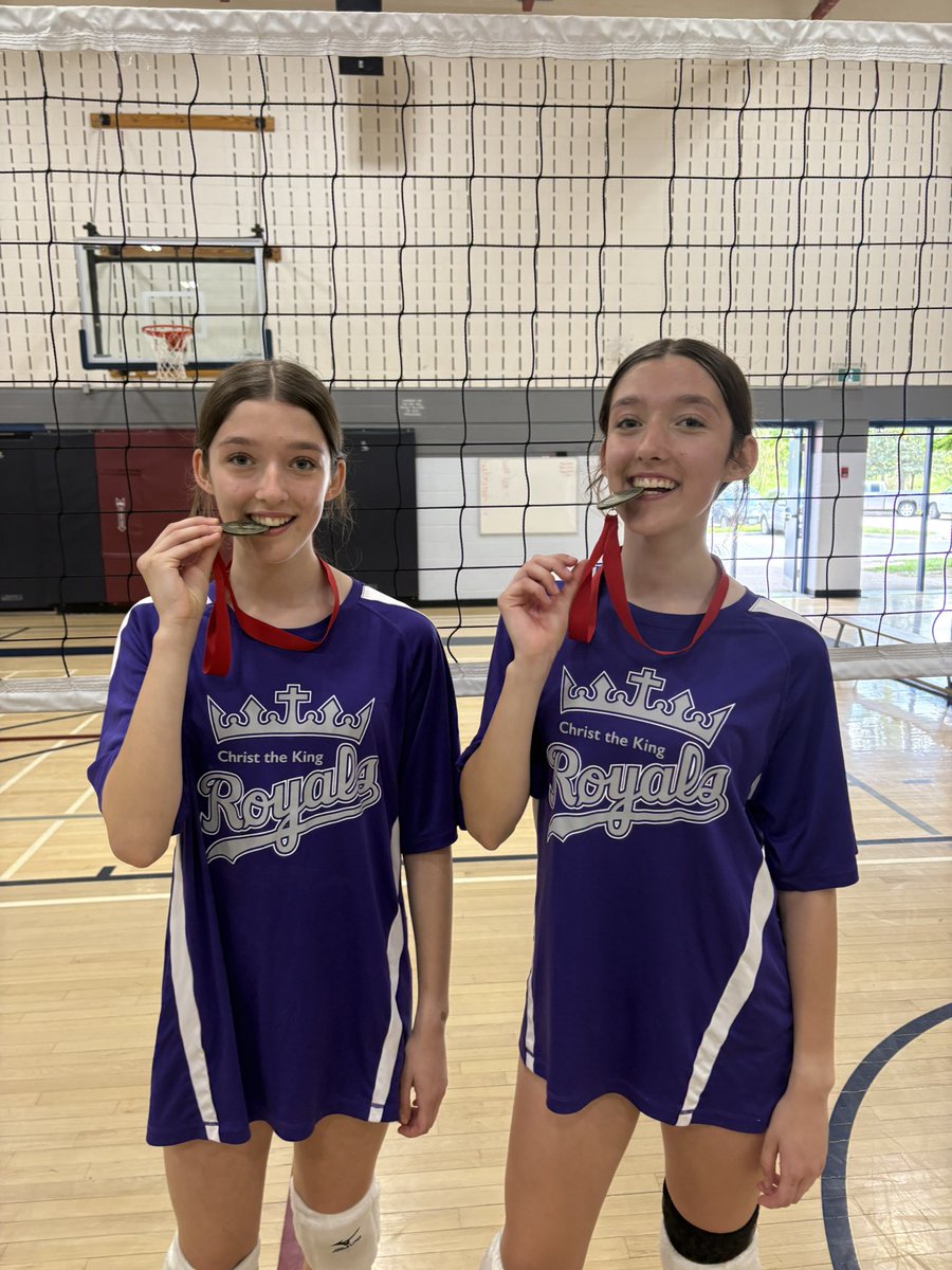 msmacintyree's tweet photo. @ctkcatholic is going home with another banner this year! Congratulations to these girls for their communication, dedication and positivity! 🥇🏐 Mr. Marzilli and I are incredibly proud of you. https://t.co/rMfWqqO3Xz