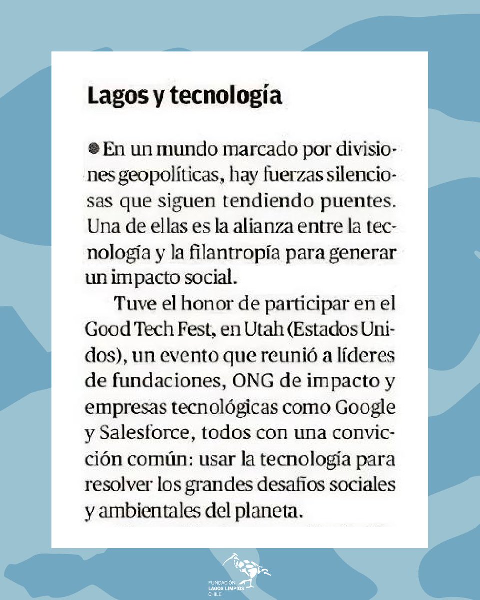Chile Lagos Limpios tweet media