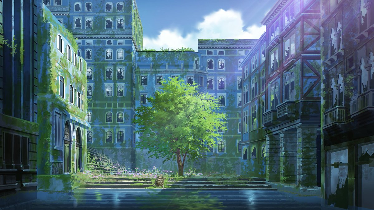 青色の箱庭
sketch              final  
  #旅する亀