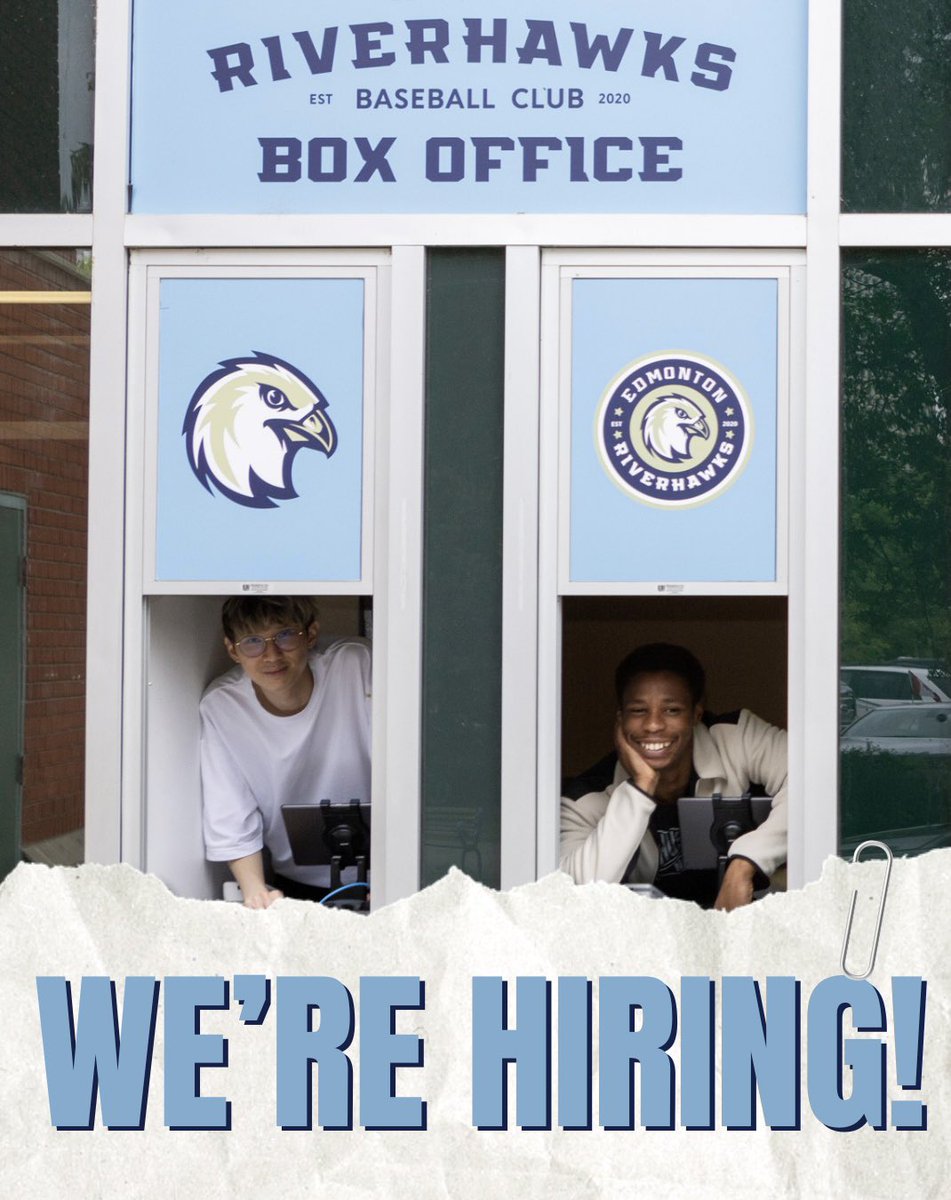 Come work at the ballpark this summer!

We’re hiring for a variety of game day roles, including box office, ushers, bartenders &amp; kitchen crew. 

Swing by our hiring fair at RE/MAX Field! 
* Fri, May 16 | 3 PM – 8 PM
* Sat, May 17 | 10 AM – 3 PM