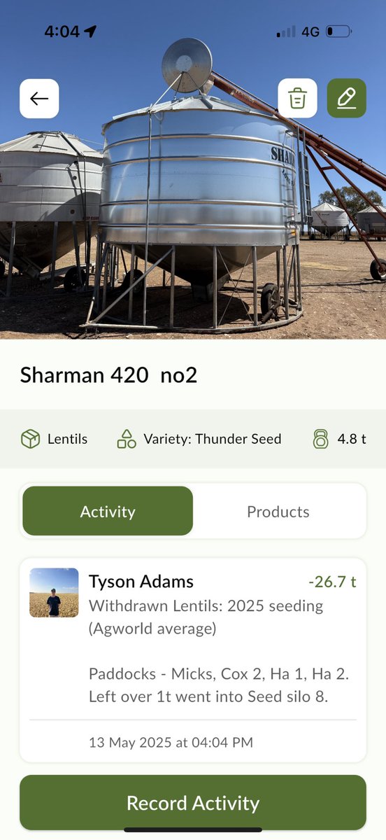 One year ago this was just an idea in my head. Now it’s in my hand. 🙌 #farmtrak 

Vision → reality

<a href="/farmtrak_app/">FarmTrak</a>