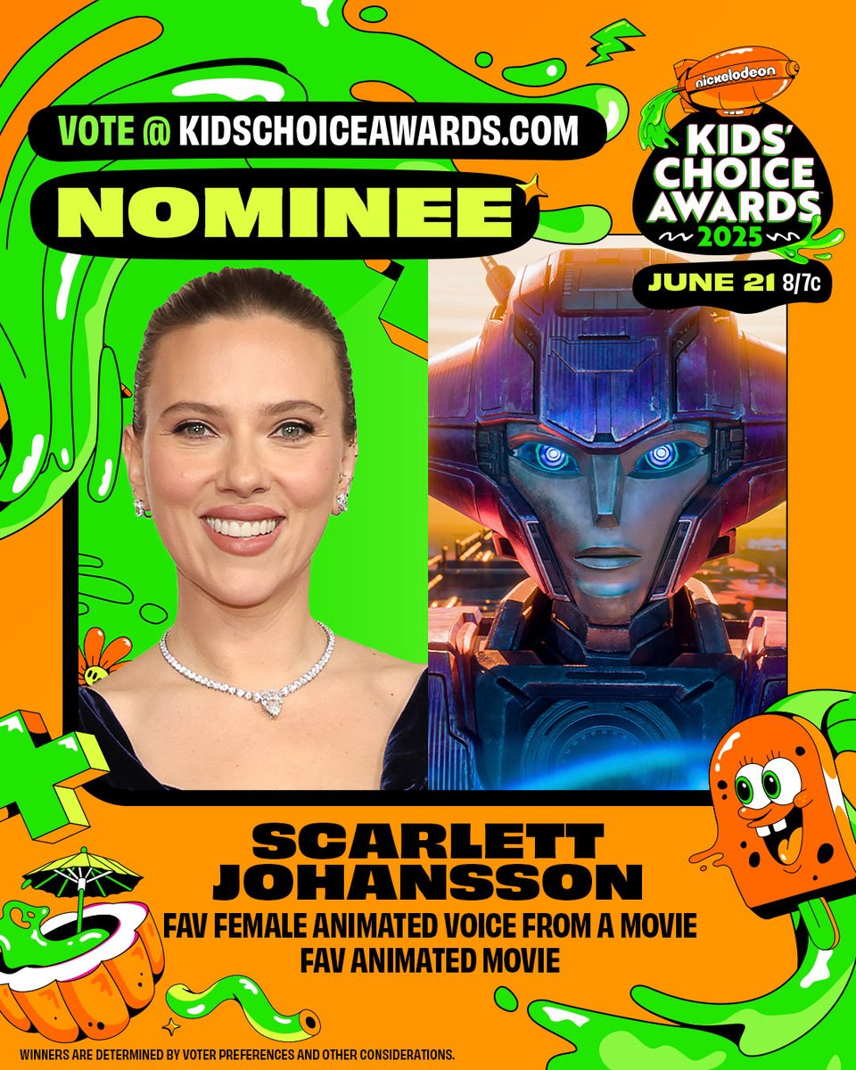 transformers's tweet image. The battle isn’t over—now it’s time to VOTE! #TransformersOne has been nominated in the Kid’s Choice Awards for Favorite Animated Movie, Favorite Male Animated Voice from a Movie, and Favorite Female Animated Voice from a Movie 💥 Vote for us in the #KCA here:…