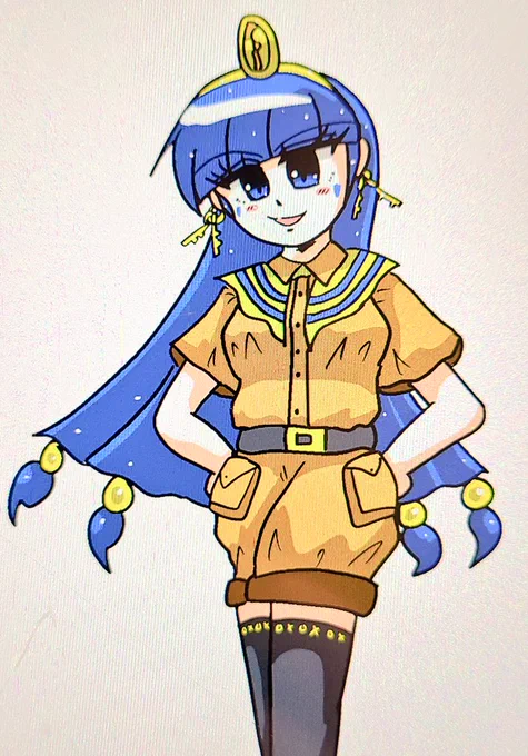 朝から道神馴子さん描いてました私のなかでキャラの方向性が定まってきたからすこしだけ何か描きたいですね 