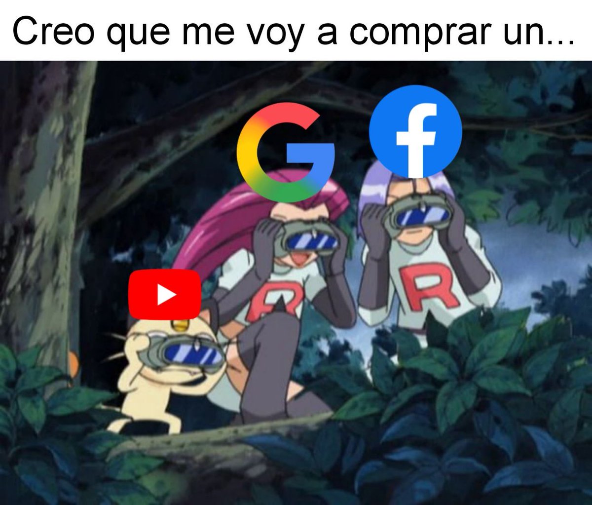 Jessie, me salen anuncios de las cosas en las que pienso.