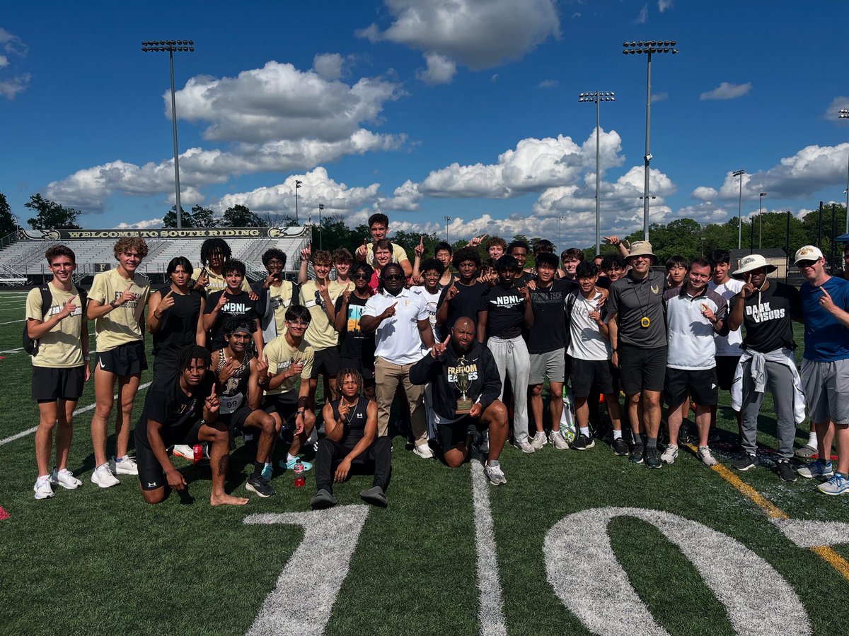 Boys Track crowned as District Champs and an awesome Senior Night!!!  What could be better???  Thanks so much Class of 2025🦅💪