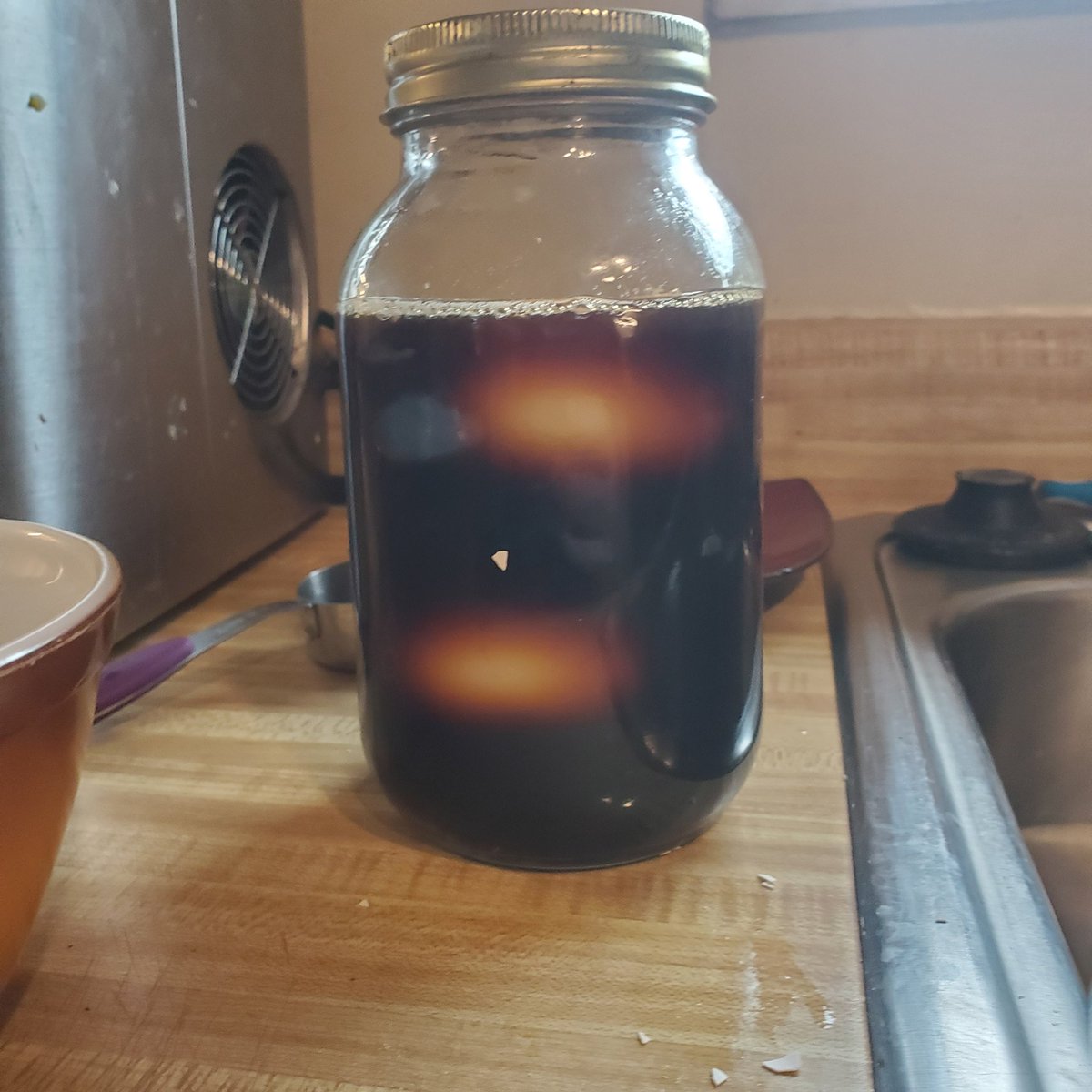 Anyone else or seen this concoction, seen it on Instagram soy sauce marinated eggs will update on flavor after marinate.