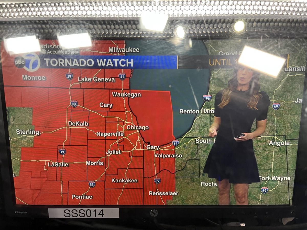 BaichwalABC7's tweet image. Tornado watch for the Chicago region until 10pm tonight be ready to receive alerts