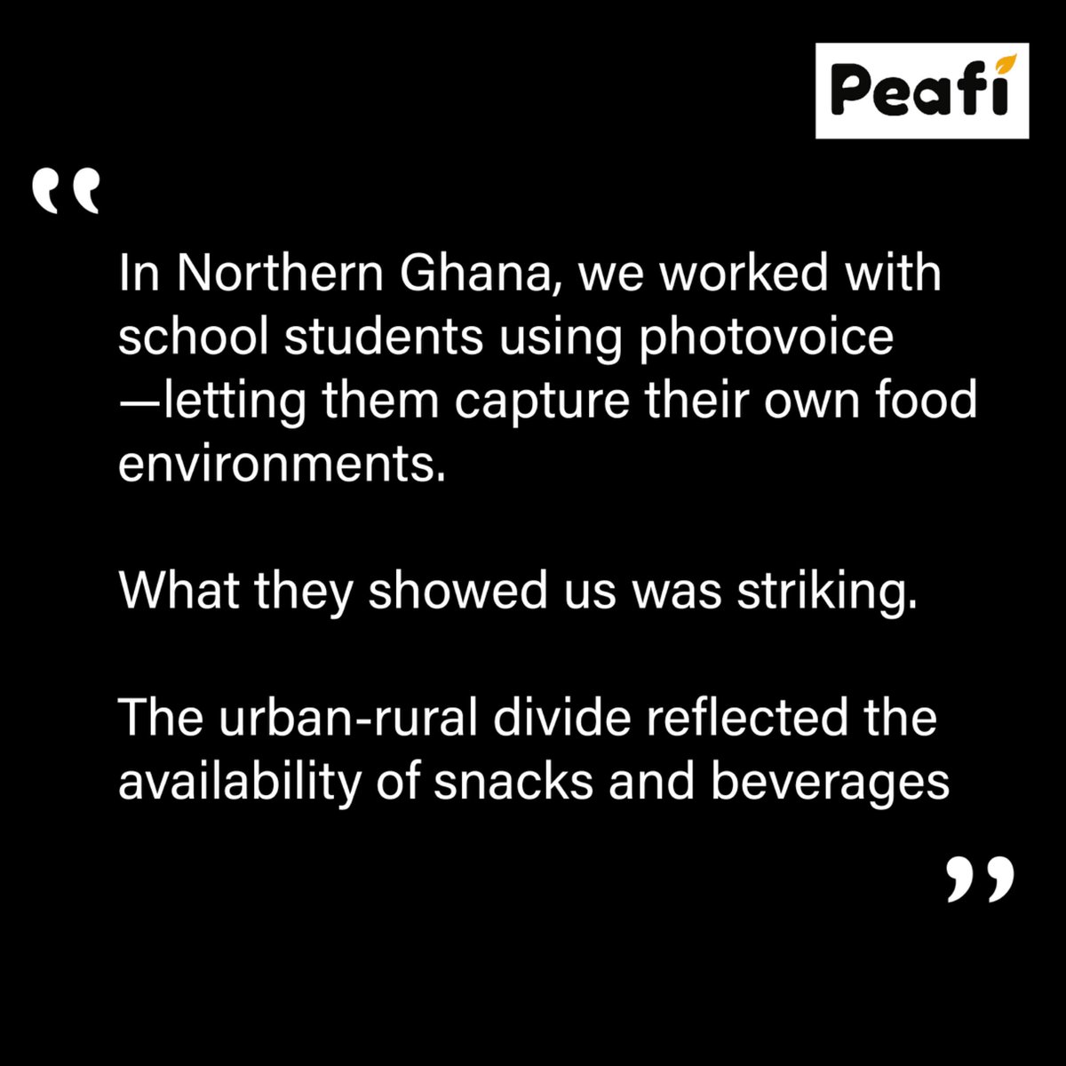 PEAFI_project's tweet photo. Follow → @peafiproject for more updates on #ultraprocessedfood environments in Tamale #PEAFIToolkit #UPFPolitics #FoodJustice #youthvoices 

@ANH_Academy
@mealfs4ncds
@alaar
@_INFORMAS
#ncdsprevention 
#politicaleconomy 
#foodsystems 
#a4nhresearch https://t.co/53vNfdmxPj
