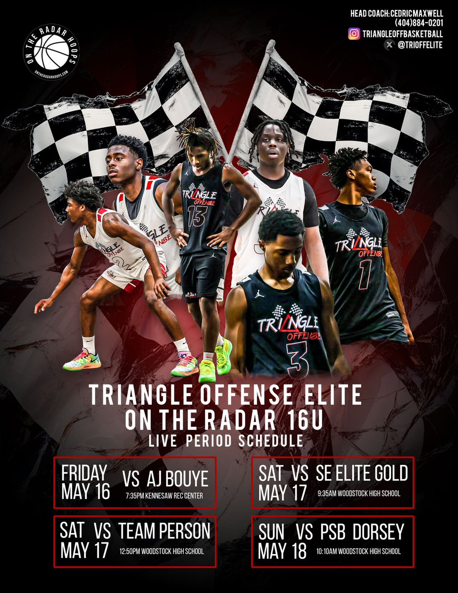 Triangle Offense Elite (@trioffelite) on Twitter photo 🚨🚨2027 Live Period Schedule 🚨🚨<a href="/OntheRadarHoops/">Shun Williams</a> <a href="/KyleSandy355/">Kyle Sandy</a> <a href="/SHReport/">SouthernHoopsReport</a> @DTUnFilUnCen247 <a href="/TaiYoungHoops/">Tai Young</a> <a href="/Proven_Prospect/">Proven Prospects</a> 🚨🚨2027 Live Period Schedule 🚨🚨<a href="/OntheRadarHoops/">Shun Williams</a> <a href="/KyleSandy355/">Kyle Sandy</a> <a href="/SHReport/">SouthernHoopsReport</a> @DTUnFilUnCen247 <a href="/TaiYoungHoops/">Tai Young</a> <a href="/Proven_Prospect/">Proven Prospects</a>