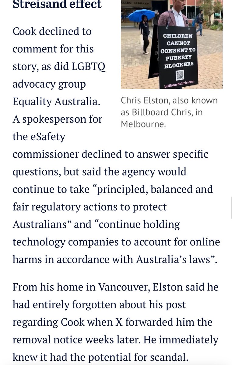 Valley_Insights's tweet image. Australia’s “e-safety commissioner” is an absolute disgrace to our country. This government created role is inline with censorship in Korea.
Anything that doesn’t align with our governments left leaning ideology is censored.
If you have been following this at all you’ll know…