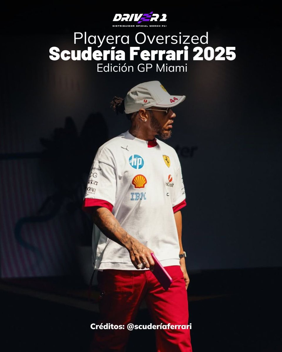 Ponle estilo a tu colección con las playeras oversized de ferrari 🏎️💨

Encuéntralas en ambos colores sólo aquí: 
driver1.com/products/playe…

Entrega en 48 horas.