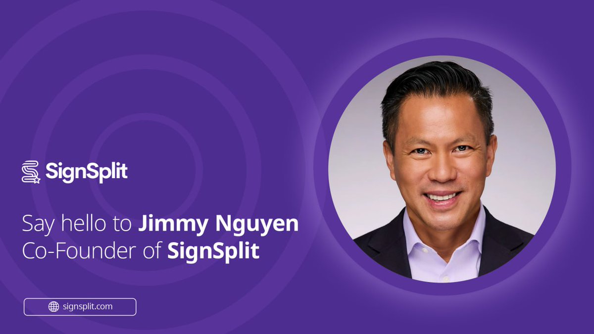 Meet SignSplit co-founder @iamJimmyWIN 21 year #IP & digital media lawyer  in US; early Bitcoin & crypto legal work since 2012. Then, 10 year  #blockchain career as chief executive & former president
