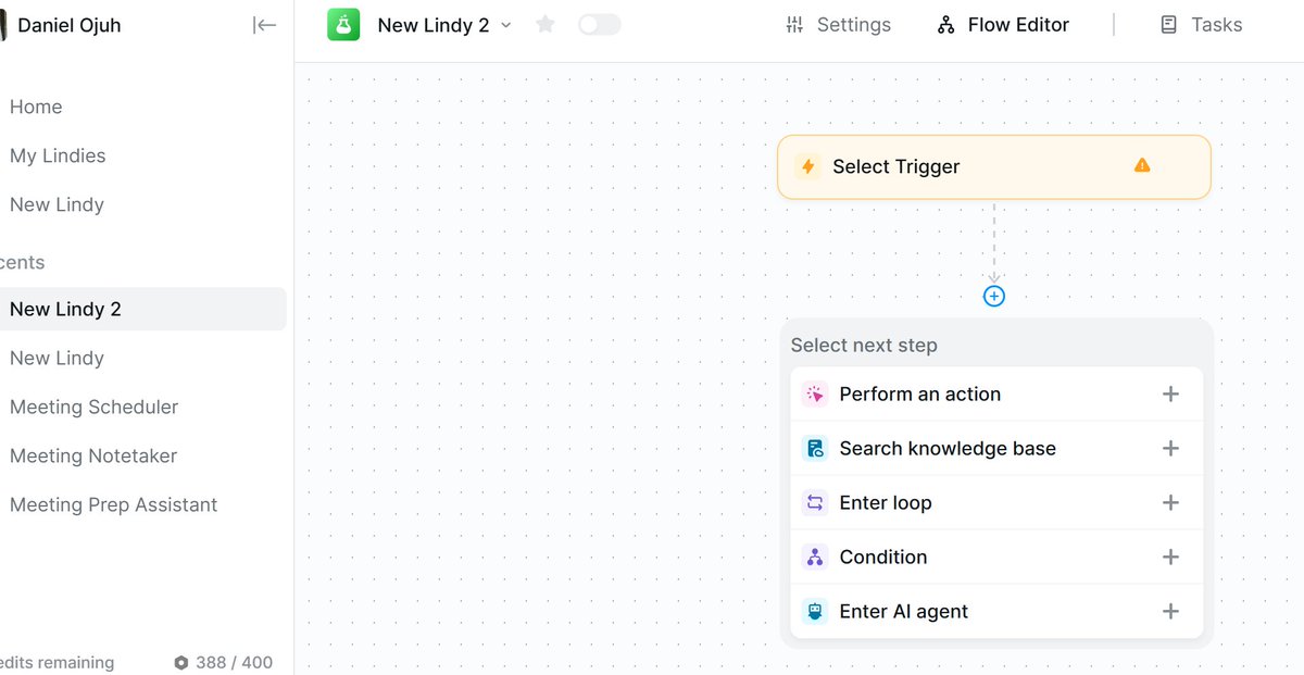 OnuOfLagos's tweet photo. Week 1
ALX AI Starter Kit
Automation; Building Agents with Lindy

This is a project we worked on in week one that I didn't post. Here, we used https://t.co/QSQo1kTRXt, an AI tool that offers platforms for building AI automations that handle tasks performed by humans.
@alx_africa https://t.co/u3R66YgiT7