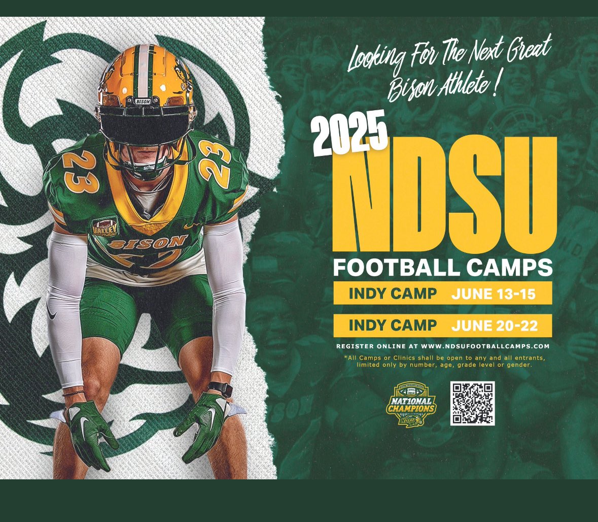 Thank you <a href="/DavidWienke15/">David Wienke</a> for the camp invite!