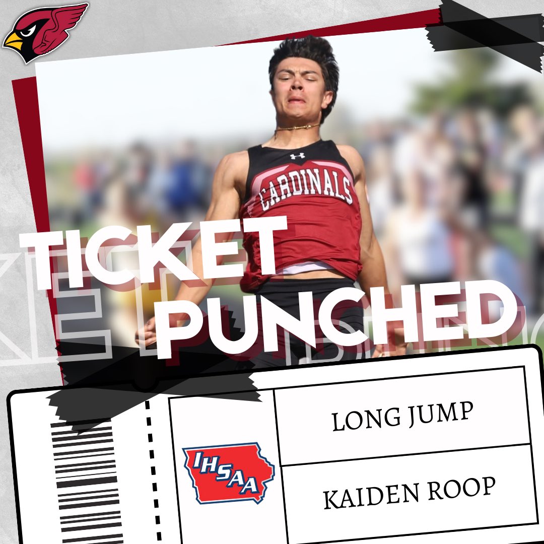 Big boy jump from Roop and he’s your District Champ! He’s State Bound! #BirdGang