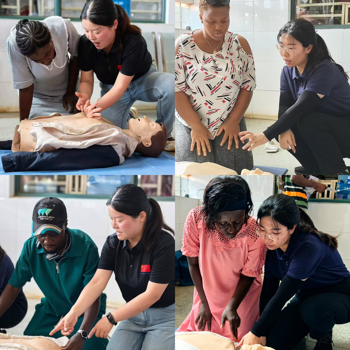 CMT_ToSL's tweet photo. On May 13th,the outpatient hall of the China-Sierra Leone Friendship Hospital was bustling with people. The 26th CMT held a free cardiovascular health consultation event for "World Hypertension Day".@julius_maadabio @Amb_WangQing https://t.co/CPTOK78L3H