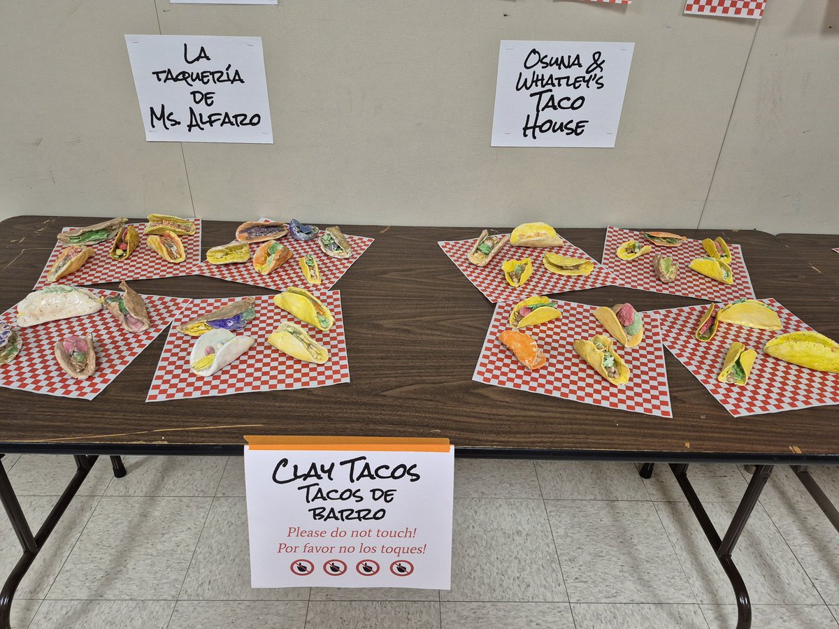 Art is ready for our 5th grade showcase tonight! Excited to celebrate what our students have accomplished this year.