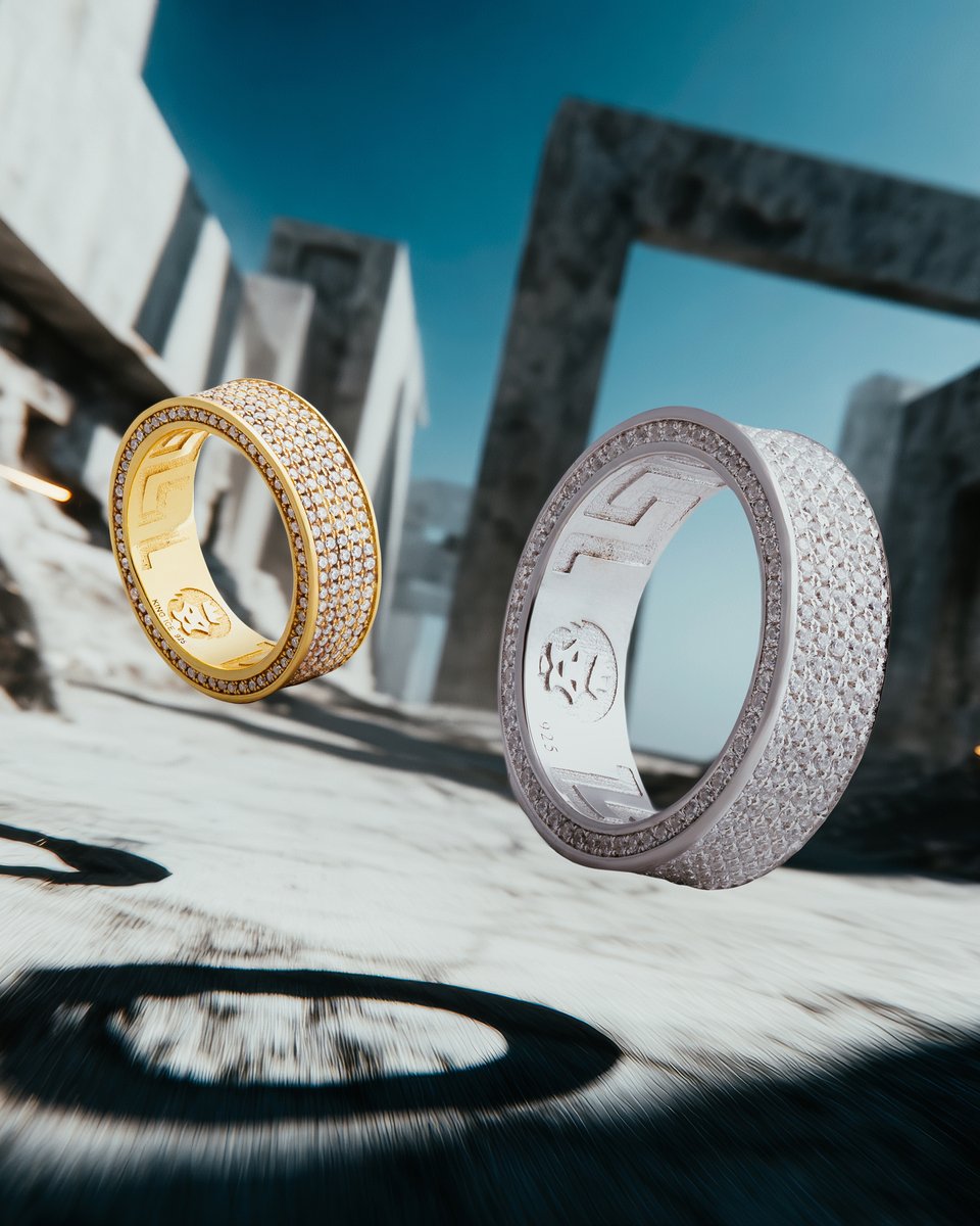 Some designs are just timeless. Like the Infinity Band Rings by King Ice #Rings #infinity