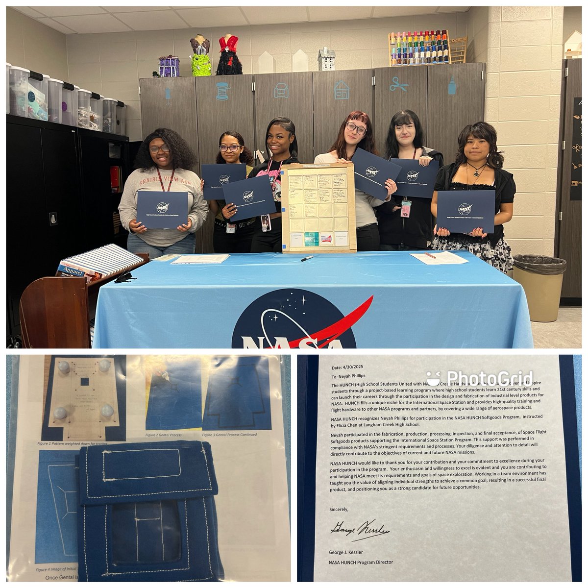 Jose Martinez (@jmtz10403) on Twitter photo Incredibly proud of our Fashion students’ work with NASA!! Designing and developing equipment for astronauts to use on the International Space Station is “out of this world”! #proudprincipal #pathtoamazing #opportunityforall <a href="/langhamcreekhs/">Langham Creek High</a> <a href="/CyFairISD/">Cypress-Fairbanks ISD</a> <a href="/DougKillian/">DougKillianPhD</a> Incredibly proud of our Fashion students’ work with NASA!! Designing and developing equipment for astronauts to use on the International Space Station is “out of this world”! #proudprincipal #pathtoamazing #opportunityforall <a href="/langhamcreekhs/">Langham Creek High</a> <a href="/CyFairISD/">Cypress-Fairbanks ISD</a> <a href="/DougKillian/">DougKillianPhD</a>
