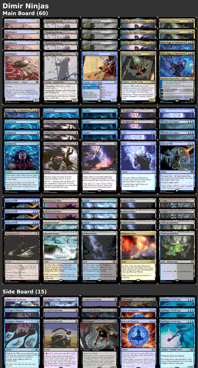MtgExpress's tweet photo. MO競技リーグ 5-0デッキ
ピックアップ紹介✨
IN #レガシー

TOP8 FINALE TIGULLIO LEGACY LEAGUE 2024/25 by Krypta Legacyから
4つのデッキをピックアップ

✅Dimir Ninjas
✅Bant Beanstalk
✅Dimir Worldgorger Dragon Combo
✅Grixis Delver

#mtg #mtgjp https://t.co/7gSagCLbIs