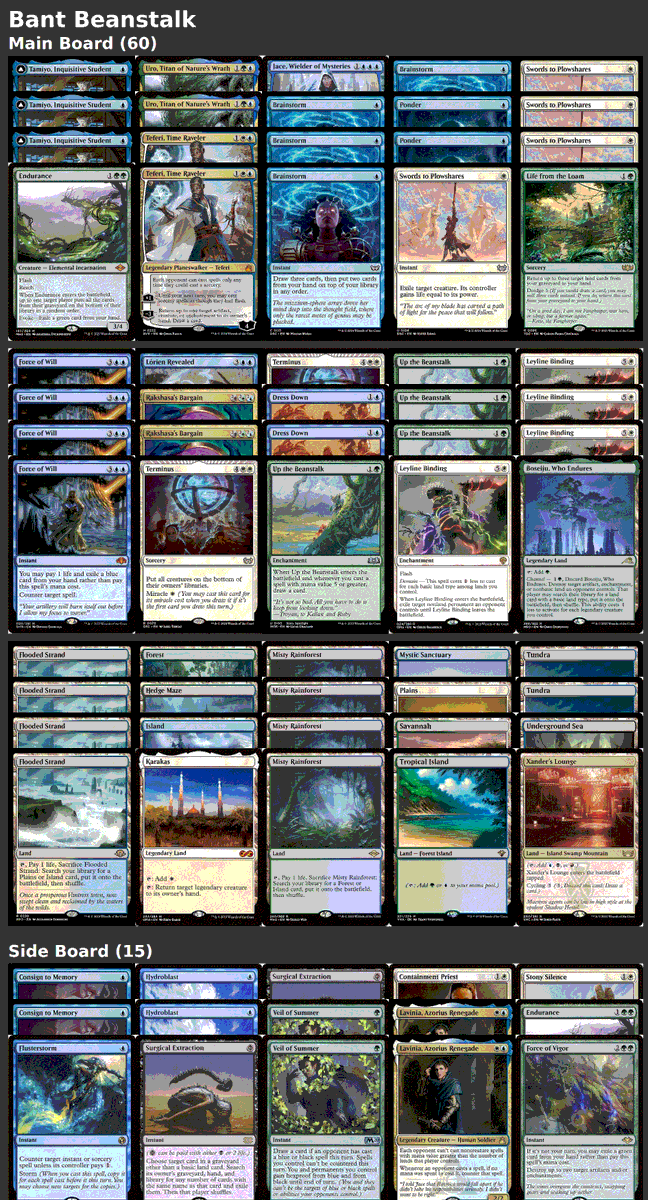 MtgExpress's tweet photo. MO競技リーグ 5-0デッキ
ピックアップ紹介✨
IN #レガシー

TOP8 FINALE TIGULLIO LEGACY LEAGUE 2024/25 by Krypta Legacyから
4つのデッキをピックアップ

✅Dimir Ninjas
✅Bant Beanstalk
✅Dimir Worldgorger Dragon Combo
✅Grixis Delver

#mtg #mtgjp https://t.co/7gSagCLbIs