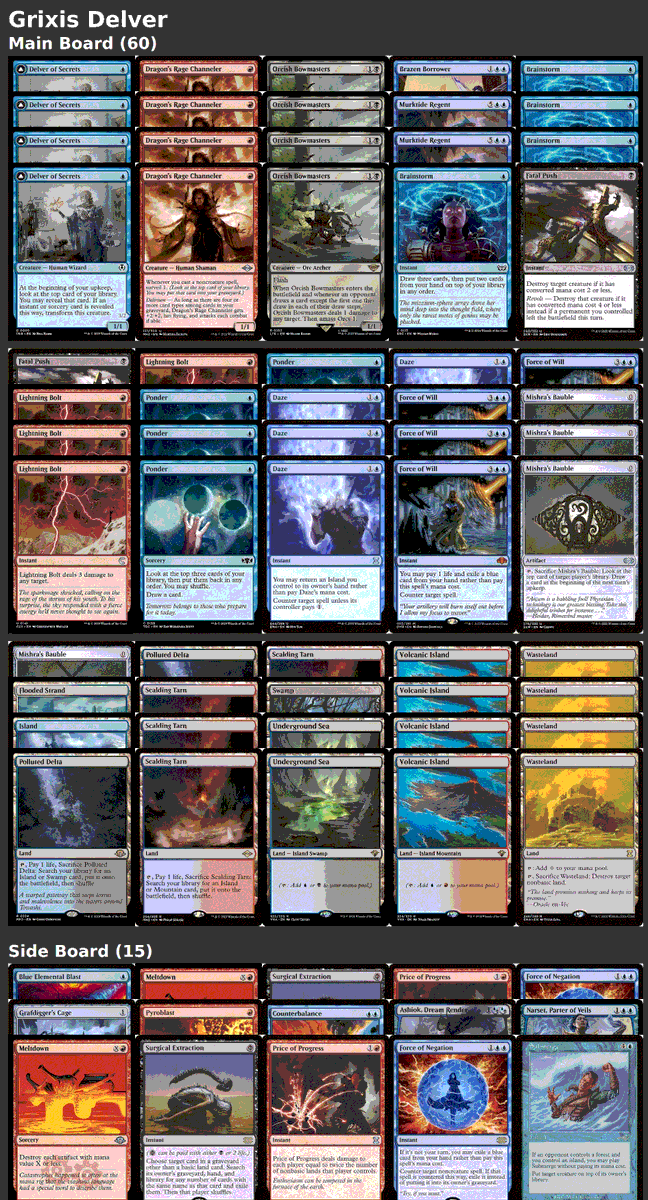 MtgExpress's tweet photo. MO競技リーグ 5-0デッキ
ピックアップ紹介✨
IN #レガシー

TOP8 FINALE TIGULLIO LEGACY LEAGUE 2024/25 by Krypta Legacyから
4つのデッキをピックアップ

✅Dimir Ninjas
✅Bant Beanstalk
✅Dimir Worldgorger Dragon Combo
✅Grixis Delver

#mtg #mtgjp https://t.co/7gSagCLbIs
