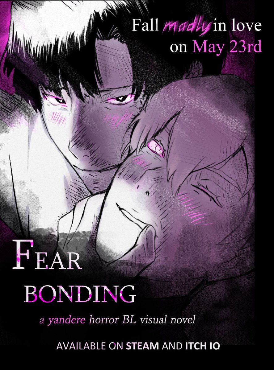 ONE WEEK UNTIL FEARBONDING IS OUT!

Sweet and viscous like honey, that's how fear tastes to Hinata, a demon. True terror is hard to come by, so the day he meets Kosuke, his new goal is clear:

He Needs to Tame This Terrifying Man.

Wishlist on Steam!
store.steampowered.com/app/2871980/Fe…